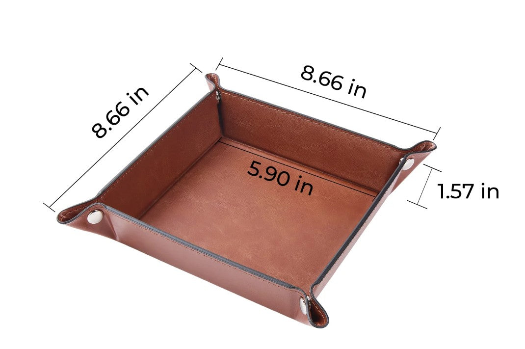 Legend, Husband, Dad, Pops – Personalized Leatherette Valet Tray