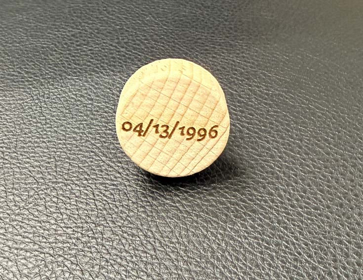 Custom Date Wine Stopper (pack of 5)
