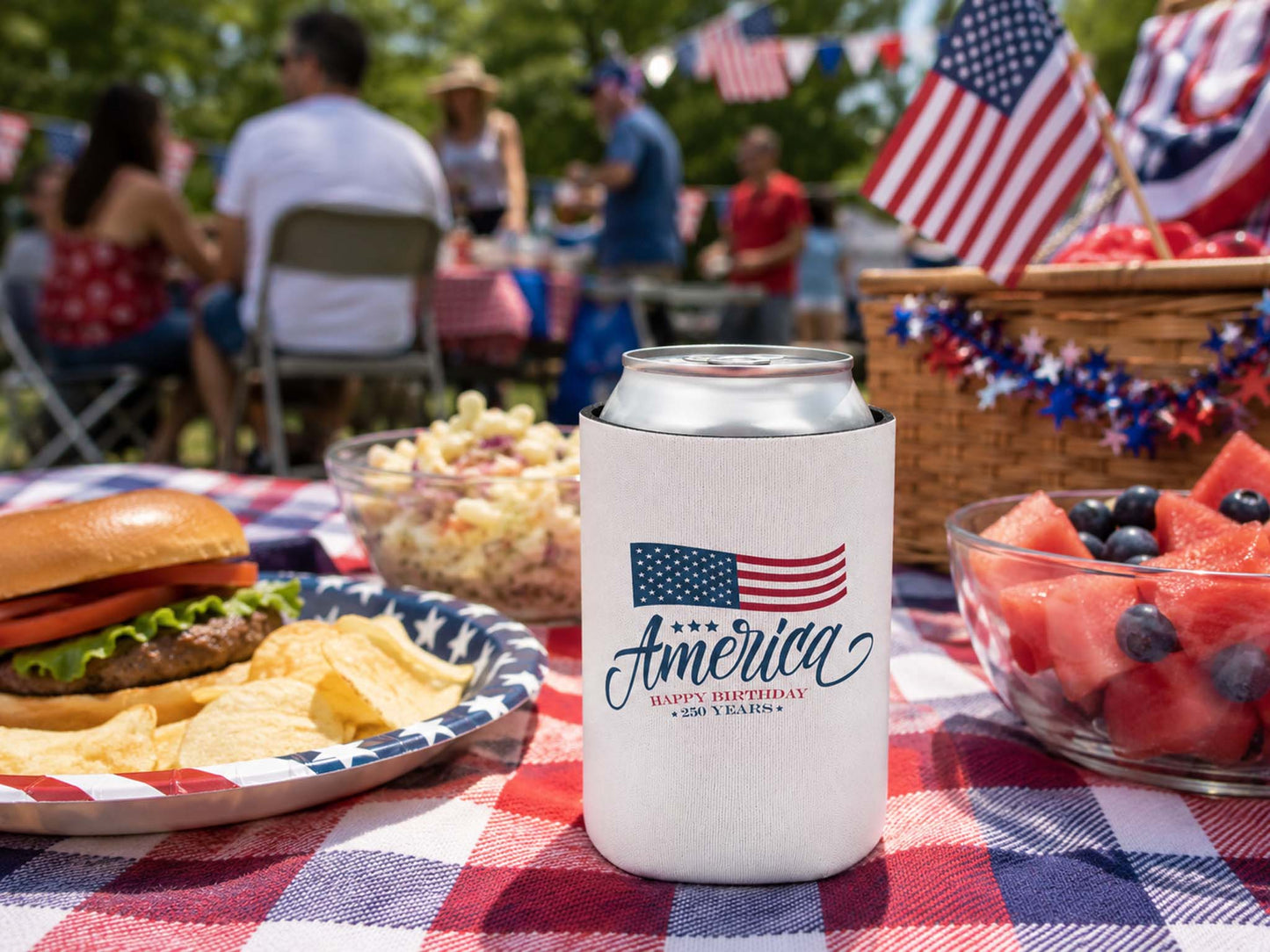 America's 250th Birthday Can Cooler