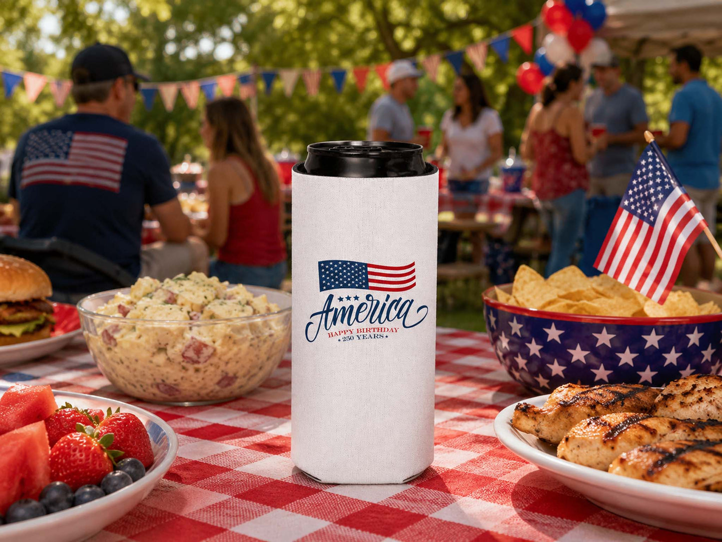 America's 250th Birthday Can Cooler
