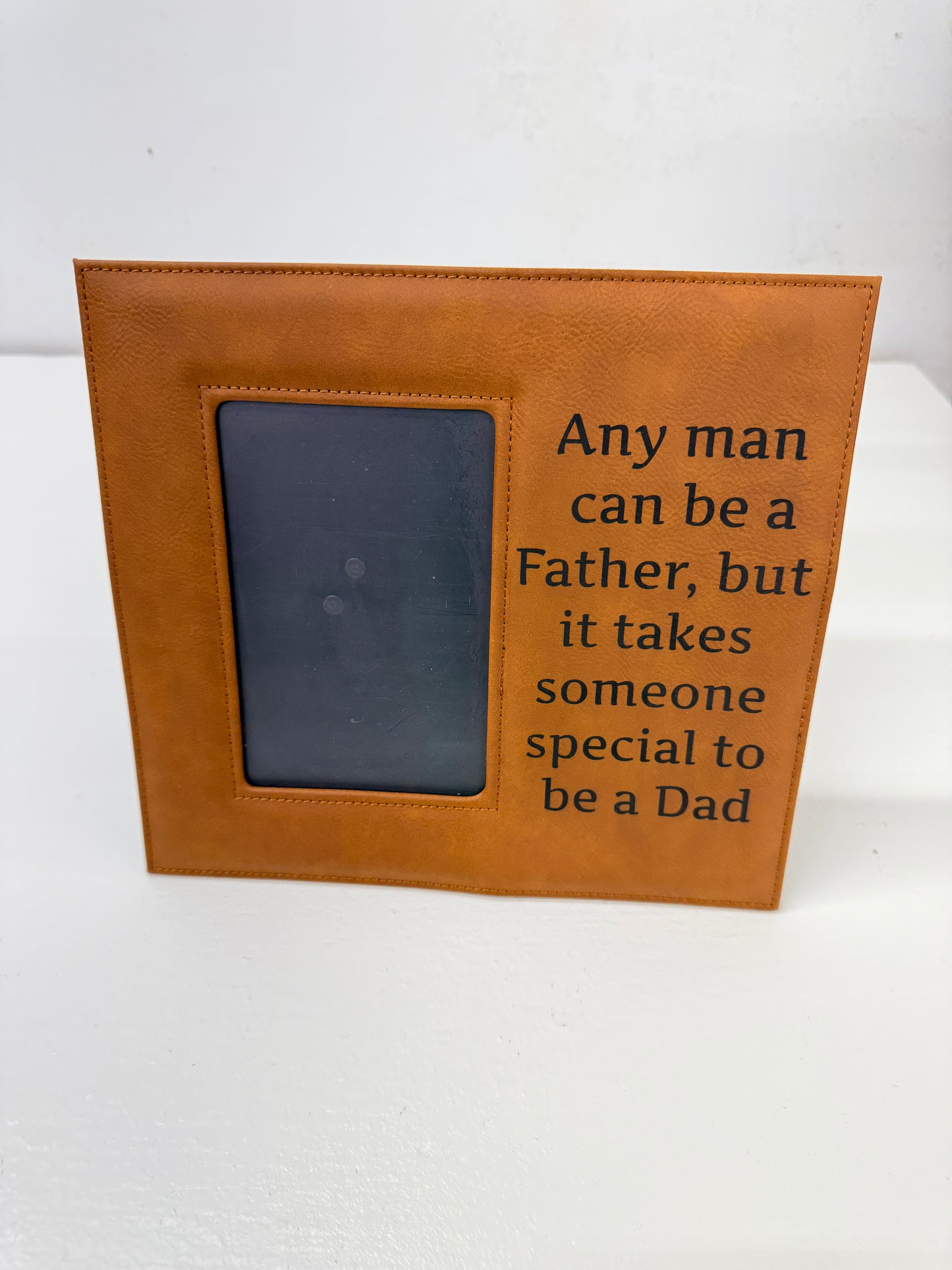 Leatherette Picture Frame – Father's Day Gift for Dad