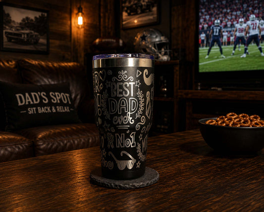 Amazing Father's Day Tumbler in Greek and English!