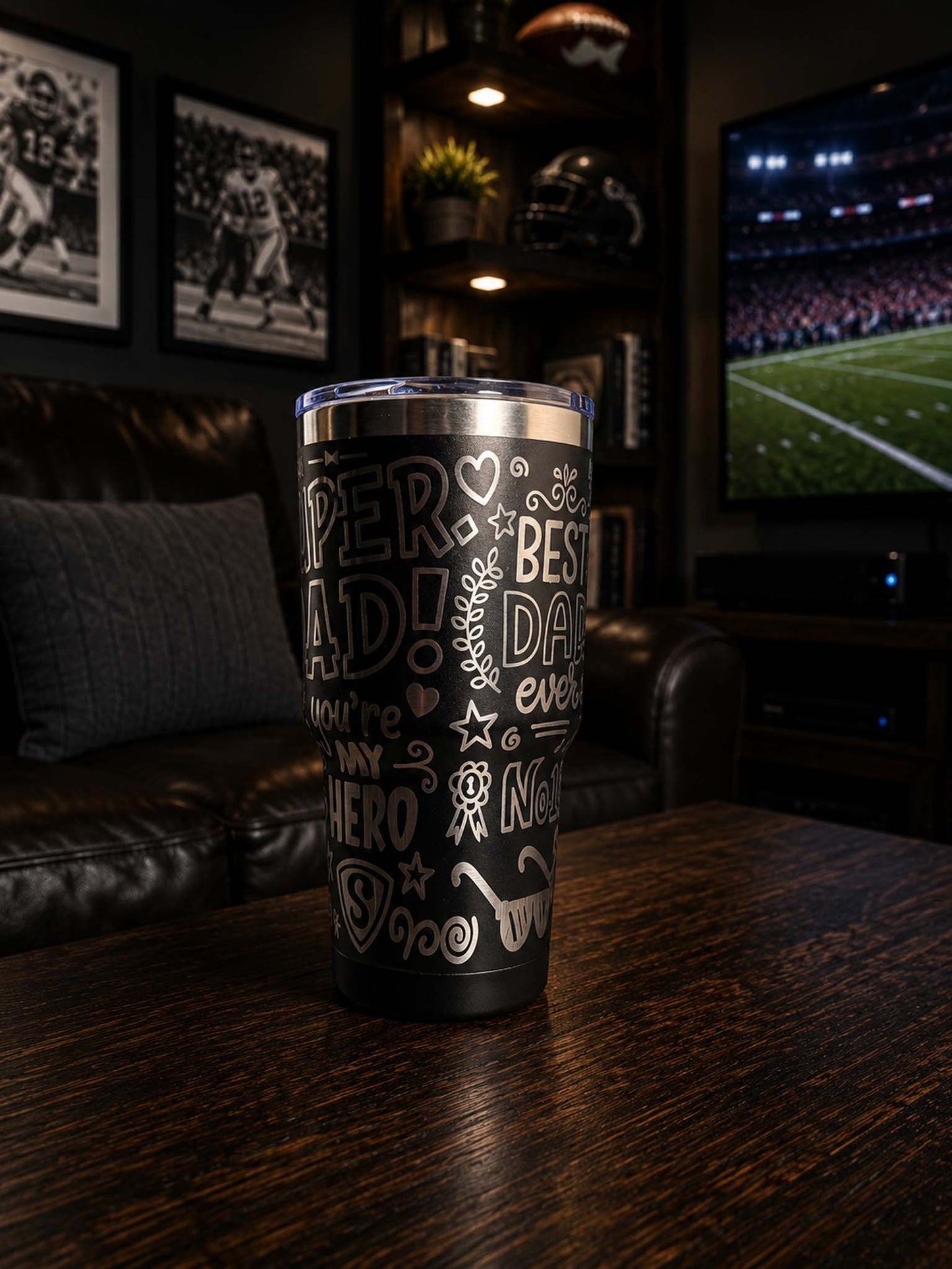 Amazing Father's Day Tumbler in Greek and English!