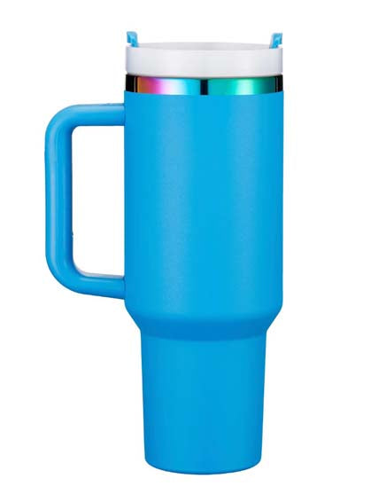 "Home Is Where My Mom Is" 40 oz Prismatic Tumbler With Handle