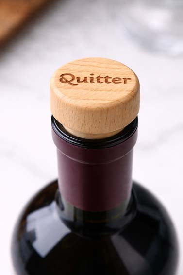 Quitter Wine Stopper (pack of 5)