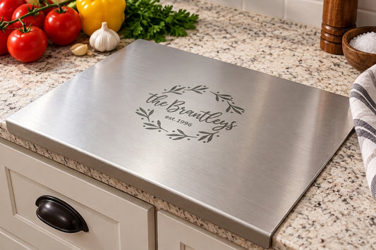Personalized Stainless Steel Cutting Board